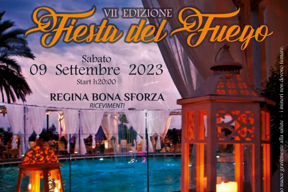 L'iconica Fiesta del Fuego a settembre a Regina Bona Sforza
